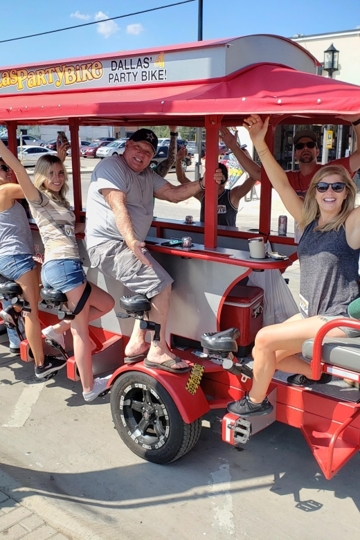 Dallas party bike private group rental in deep ellum exploring the dallas party bike experience