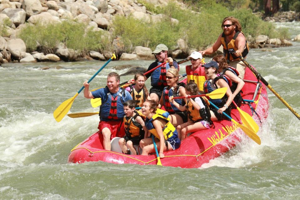 From gardiner: yellowstone river whitewater rafting & lunch the booking and meeting point