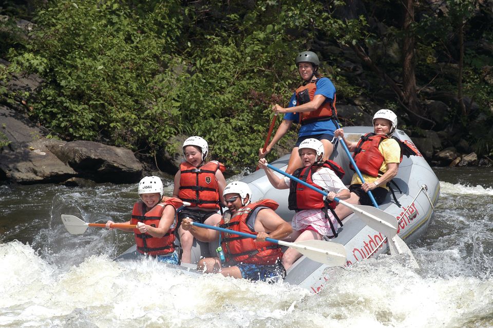 From hartford: upper pigeon river white water rafting tour highlights