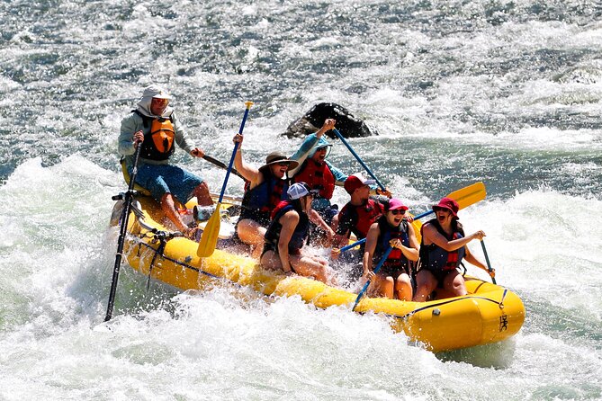 Full day whitewater rafting trip on salmon river with lunch group size and flexibility
