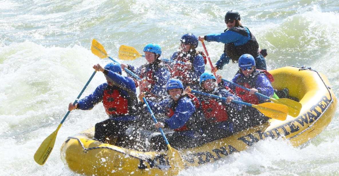 Gardiner: half day whitewater raft trip on the yellowstone a thorough look at the experience