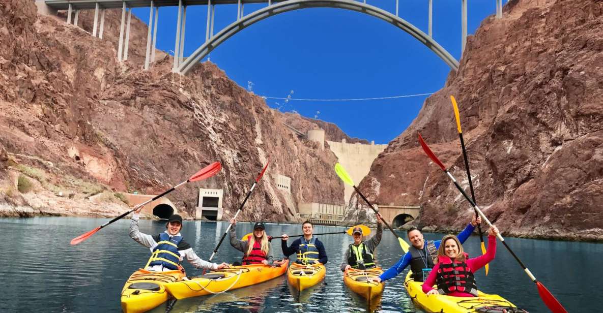 Hoover dam kayak tour & hike shuttle from las vegas highlights