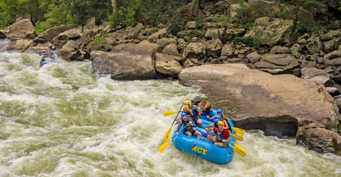 New river gorge whitewater rafting lower new full day starting point & transportation