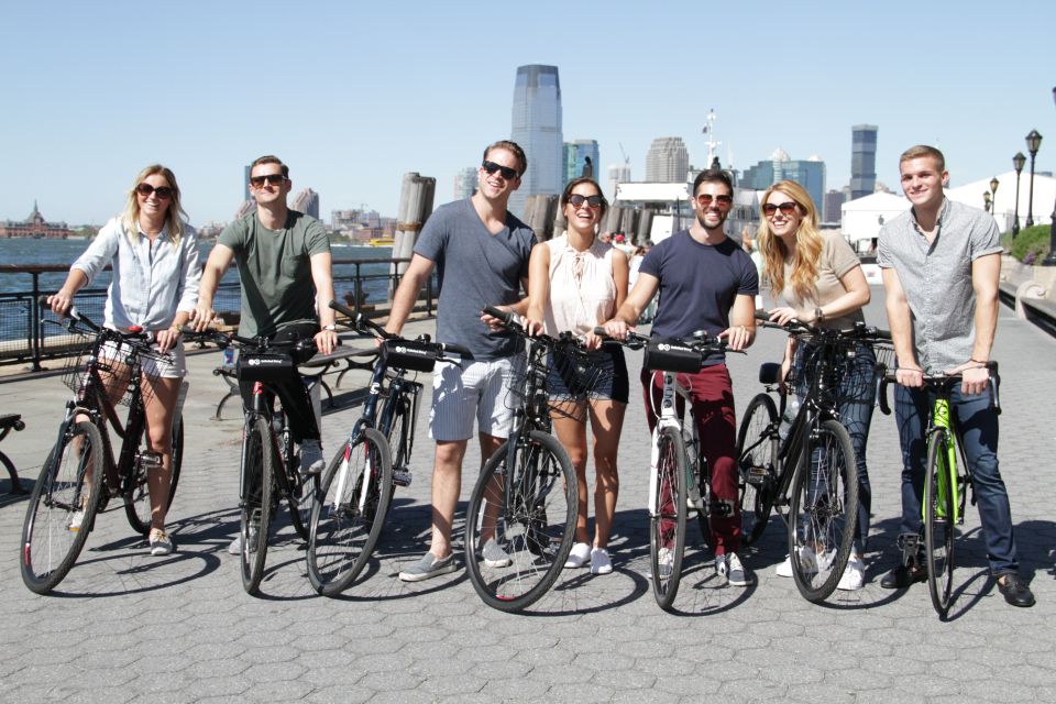 New york city: city highlights guided bike or ebike tour highlights of the tour