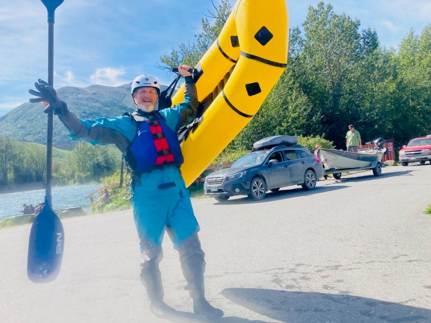 Packrafting kenai river cooper landing departure highlights