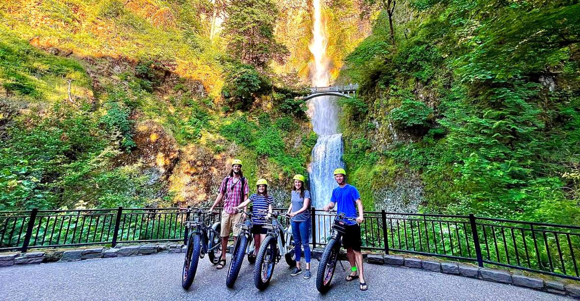 Portland: e bike tour at multnomah falls exploring the columbia gorge on electric bikes