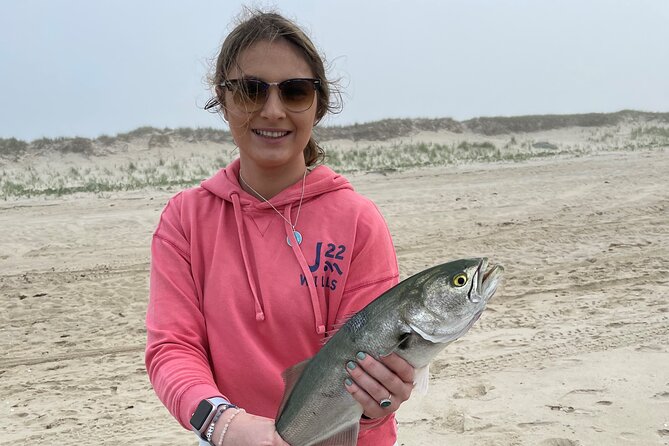 Private nantucket beach fishing activity with a guide the real value: a custom, in depth experience