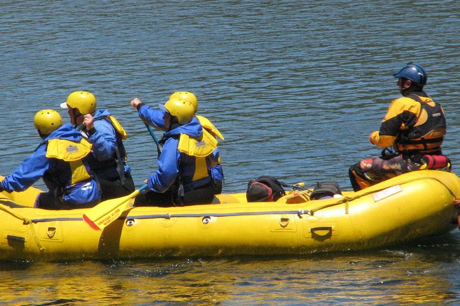 Private whitewater rafting experience with san francisco pickup up the slope to the american river