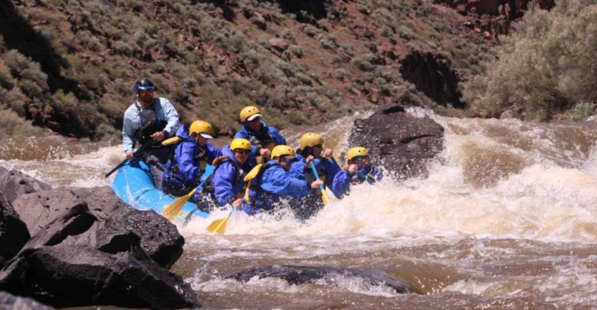Taos/santa fe: rio grande class iv "taos box" rafting a genuine look at the itinerary: what travelers can expect