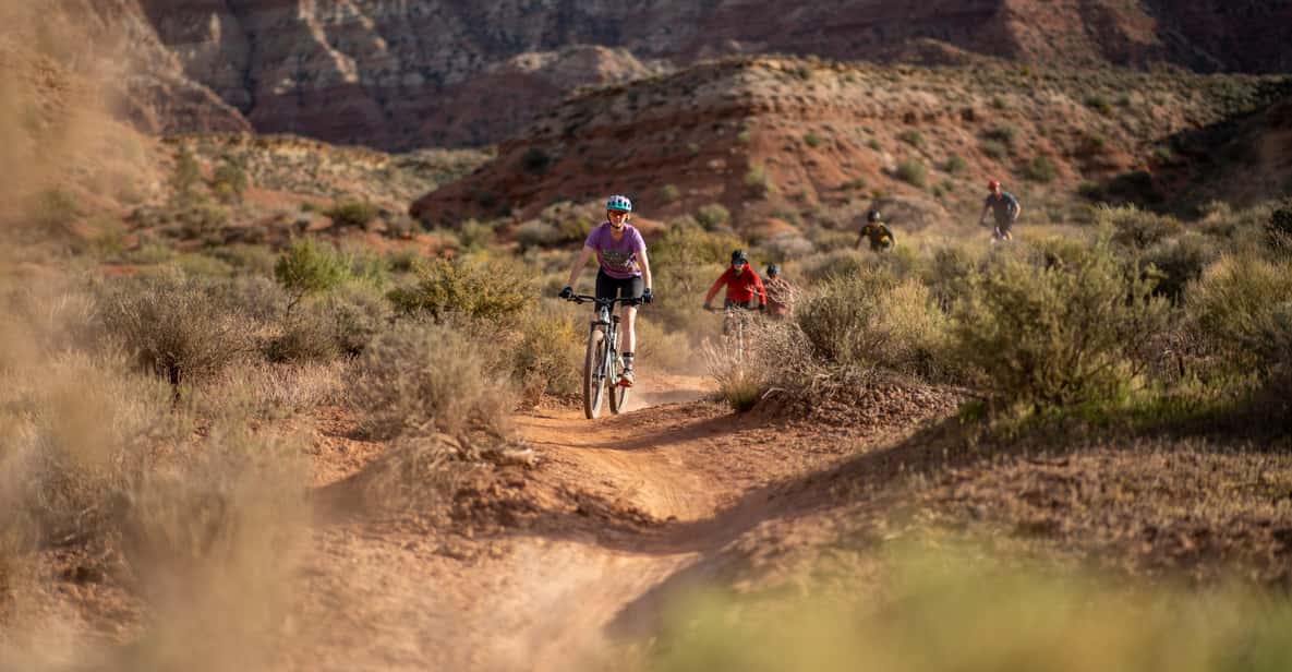 Zion: guided half day mountain bike tour highlights