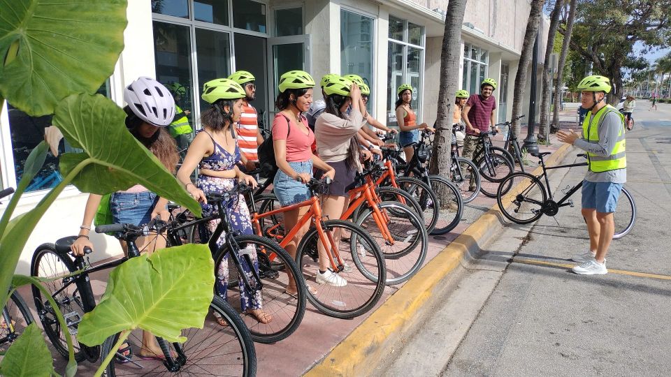 Miami beach: city highlights guided bike or ebike tour what it’s like to ride along