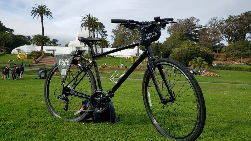 San Francisco: Golden Gate Park Bike or eBike Rental w/ map - FAQ