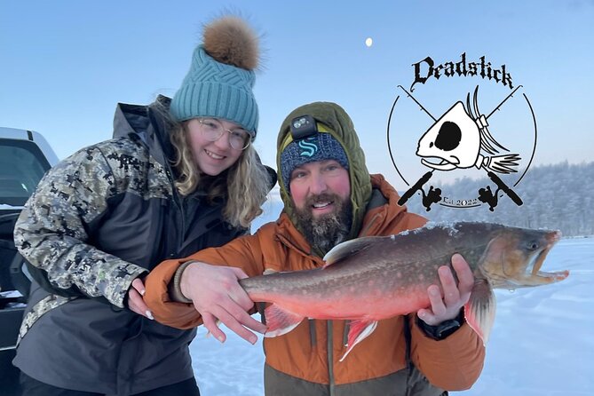 Guided ice fishing excursions starting point and transportation