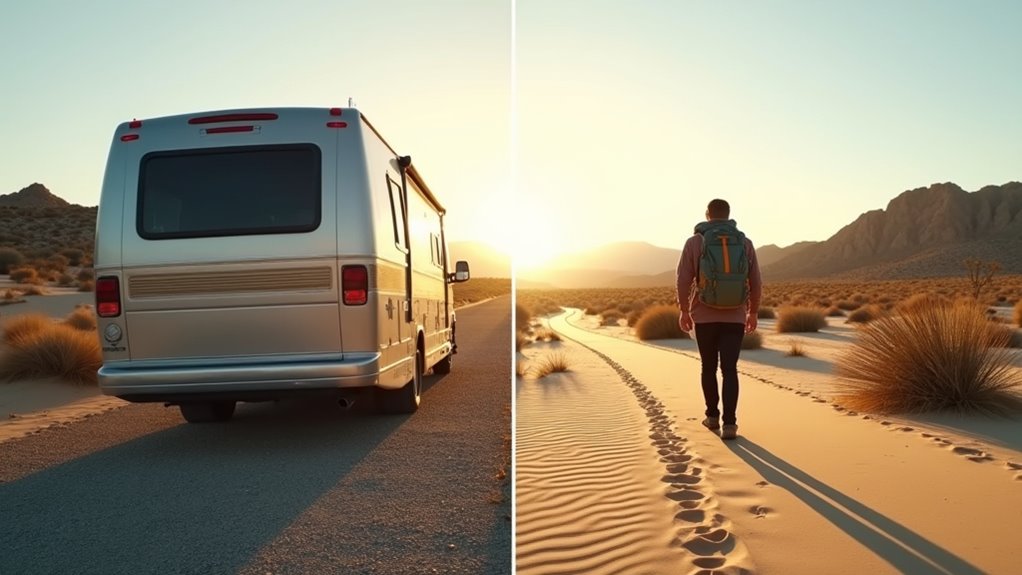 backpacking minimizes environmental impact