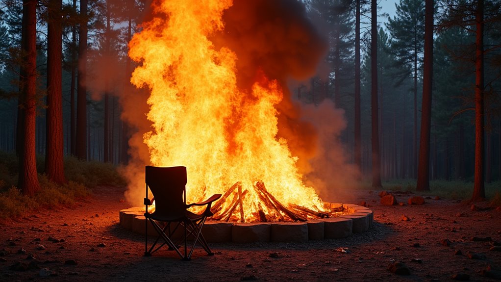 build fires gradually and safely