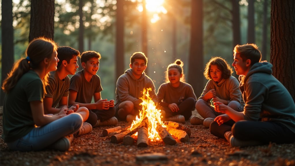 campfire team bonding games