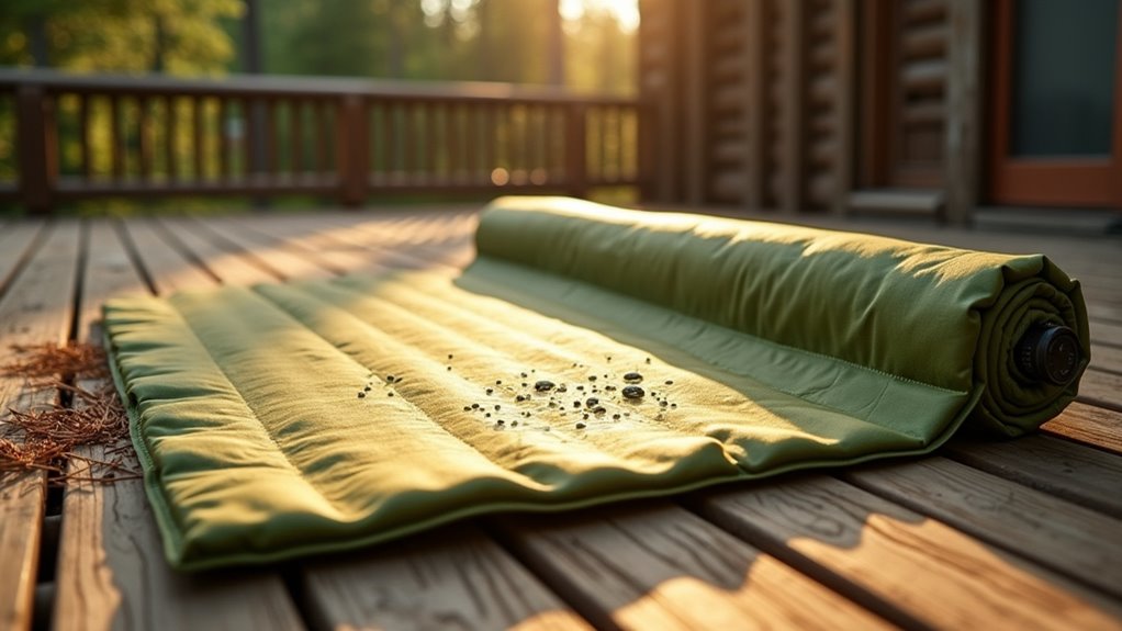 camping mat setup maintenance