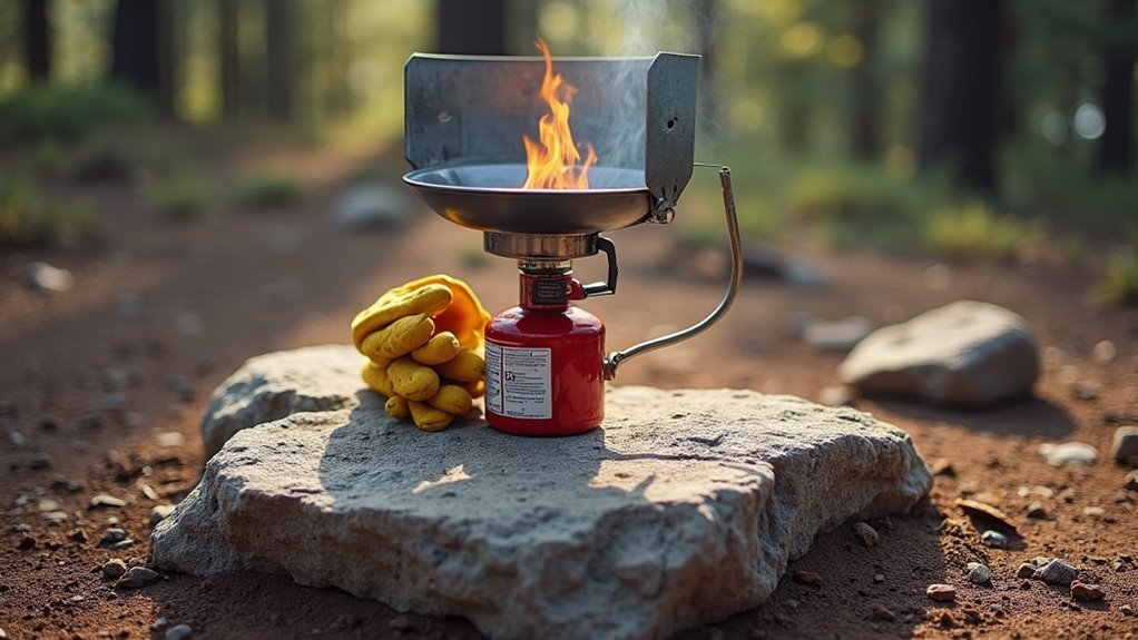 camping stove safety precautions