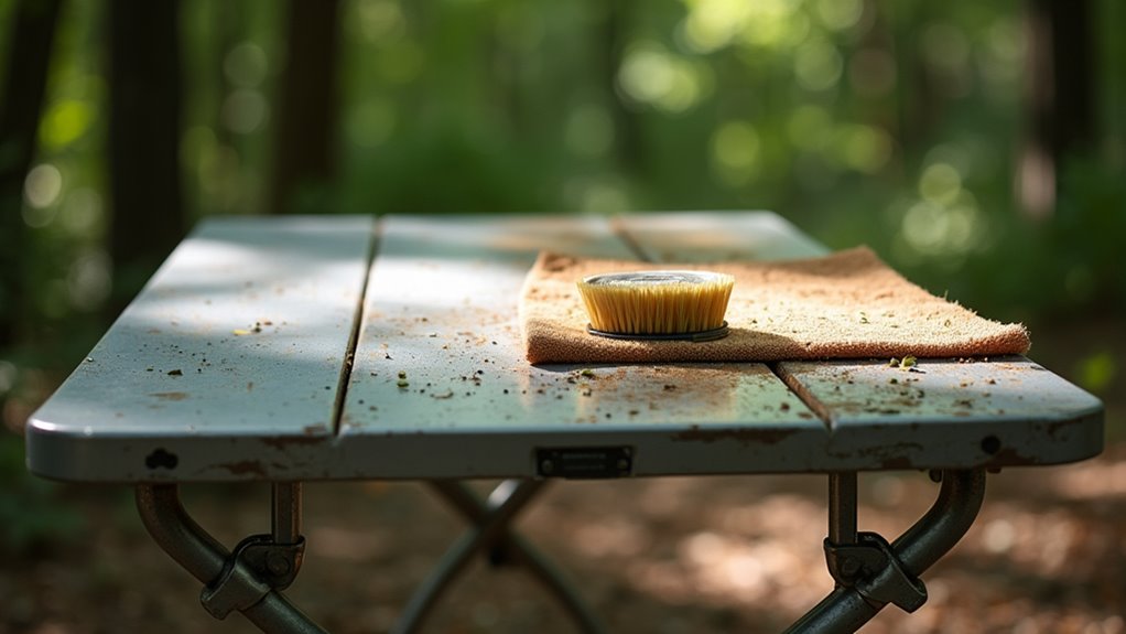 camping table care tips
