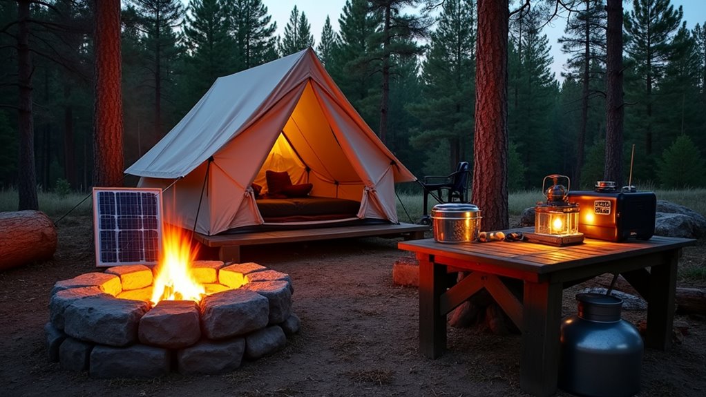 camping tips without power