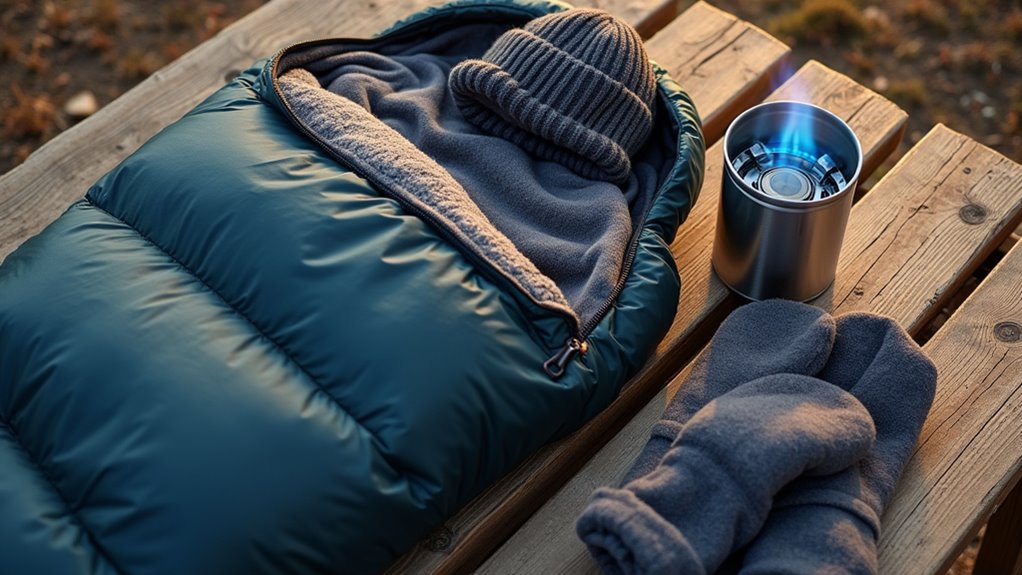 camping warm clothing essentials