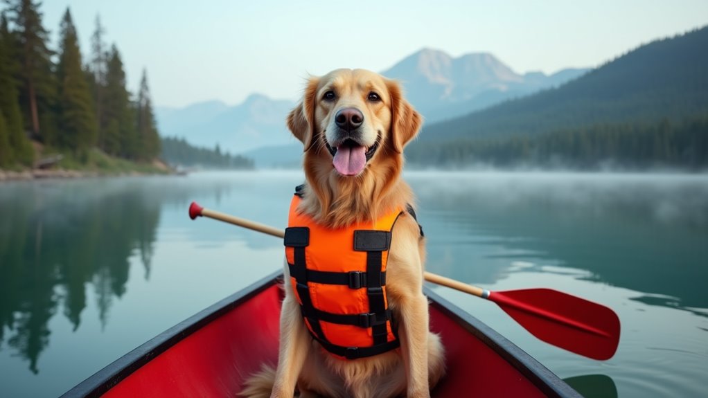 canoe with your dog