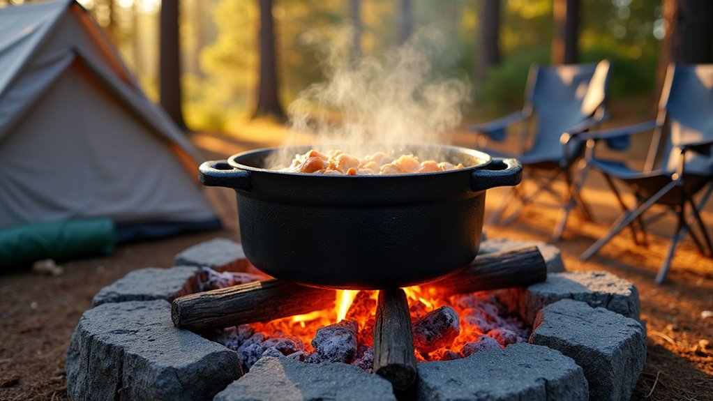 cast iron cookware for camping