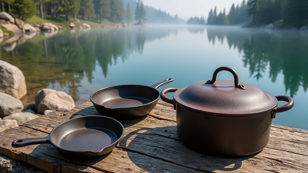 choose cast iron for camping