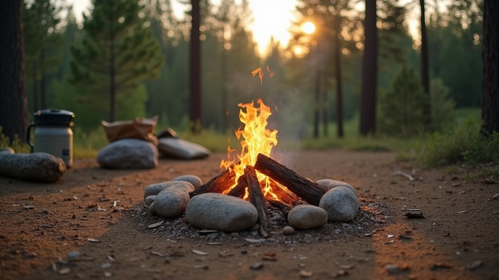 choose safe clear fire site