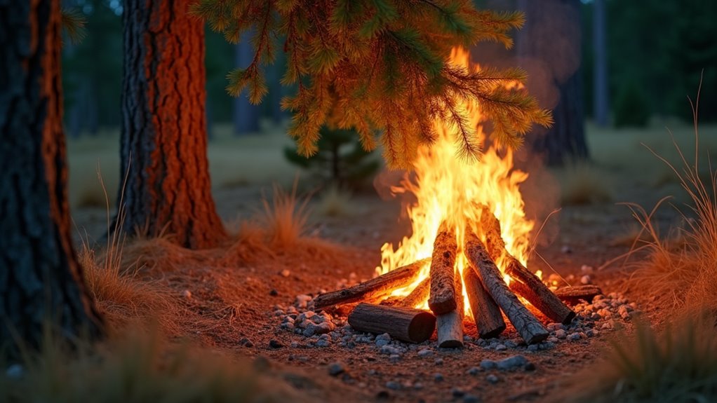 choose safe fire location