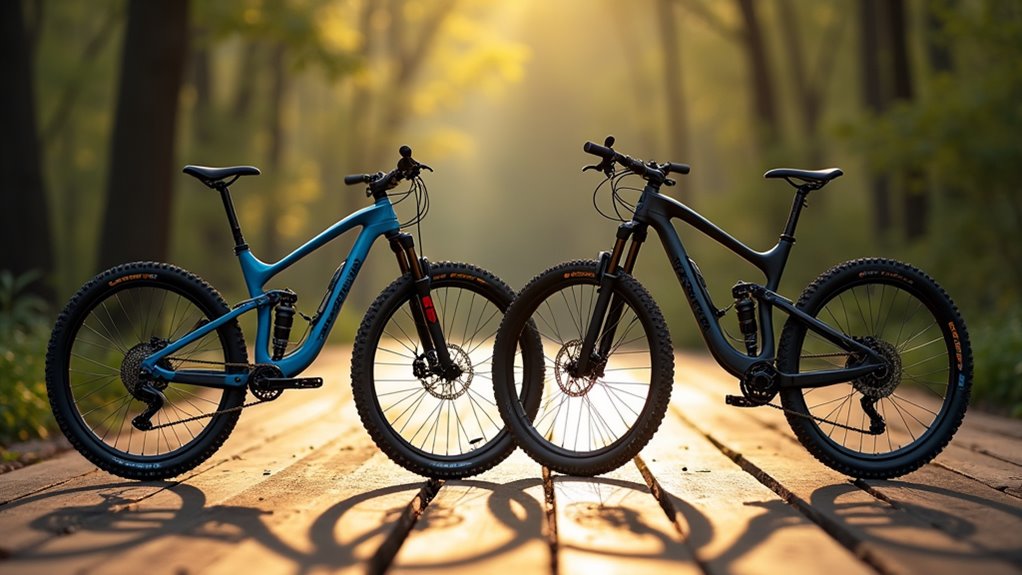 choosing between hardtail and full suspension