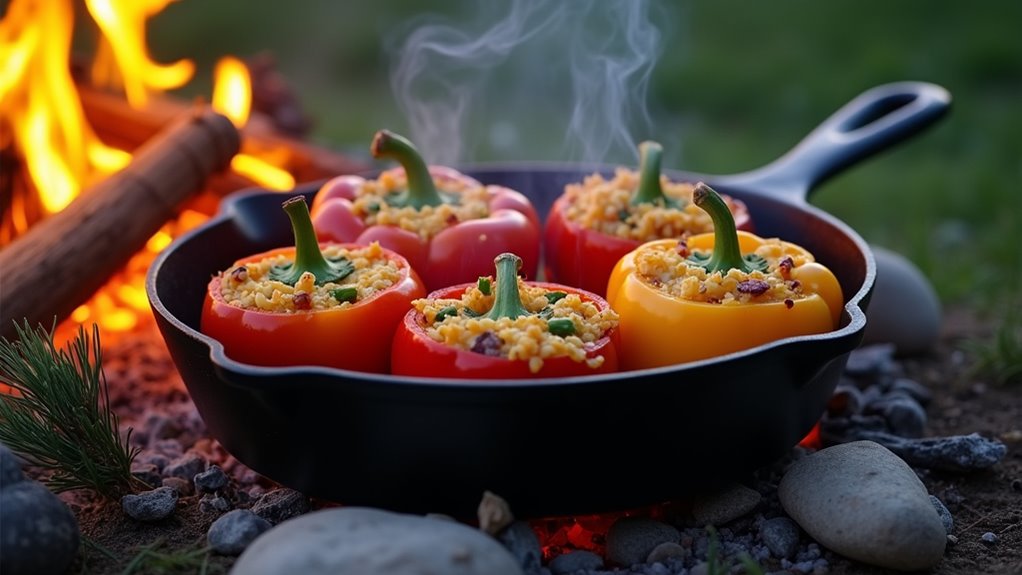 colorful stuffed bell peppers