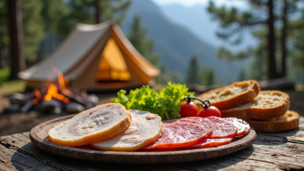 convenient portable camp food