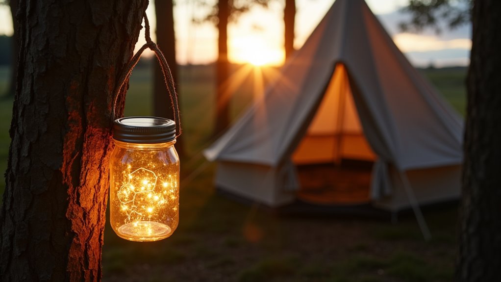 diy solar camping lights