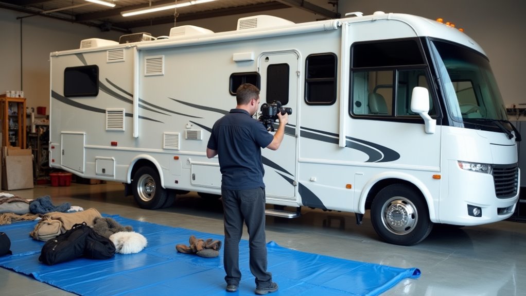 document rv and belongings