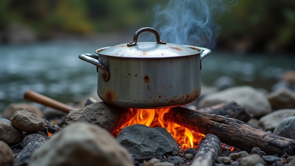 ensure safe camping cooking