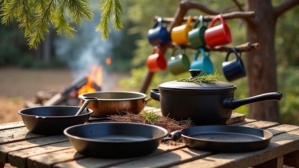 essential camping cookware selection