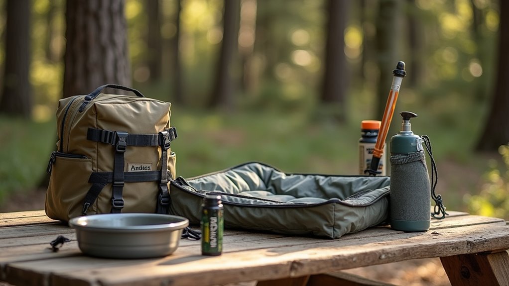 essential camping gear for dogs