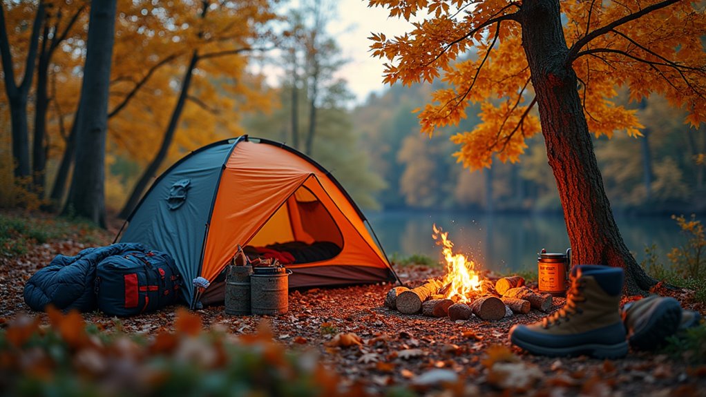 fall camping safety tips