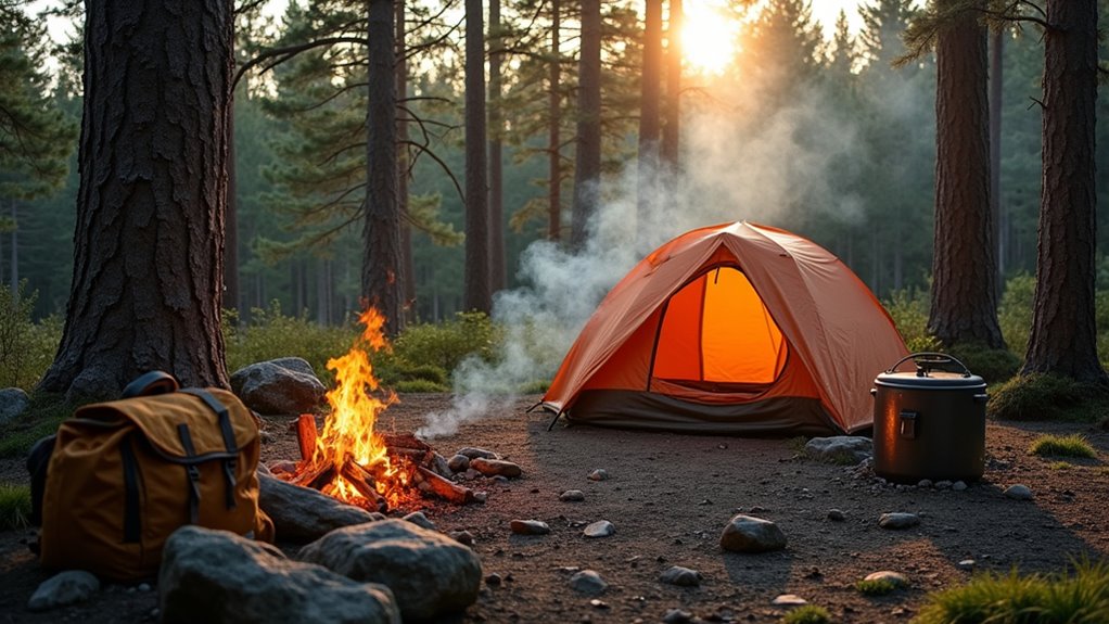 first time camping adventure