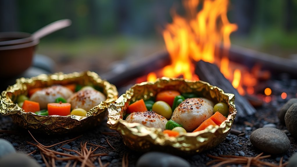 foil packet camping dinners