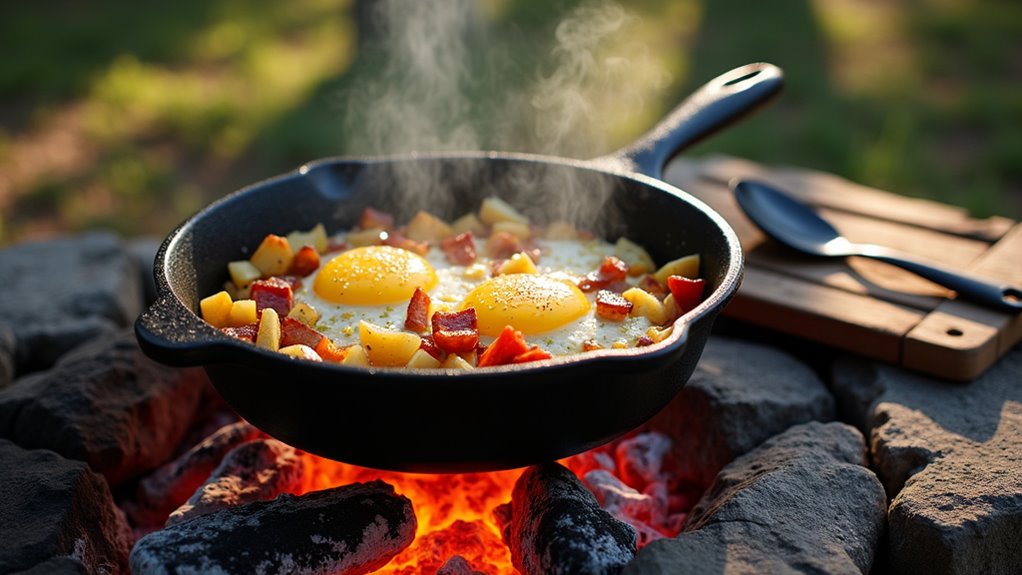 hearty campfire breakfast skillet