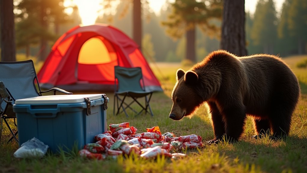 keep wildlife and camp separate