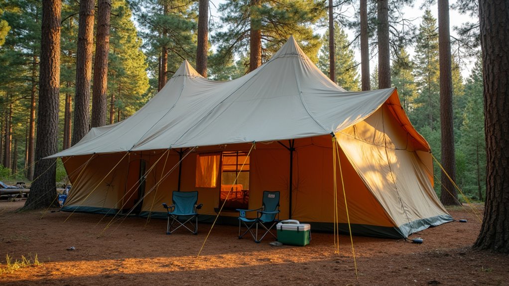 large family camping tents