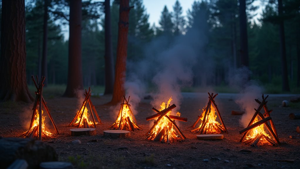 methods for building campfires