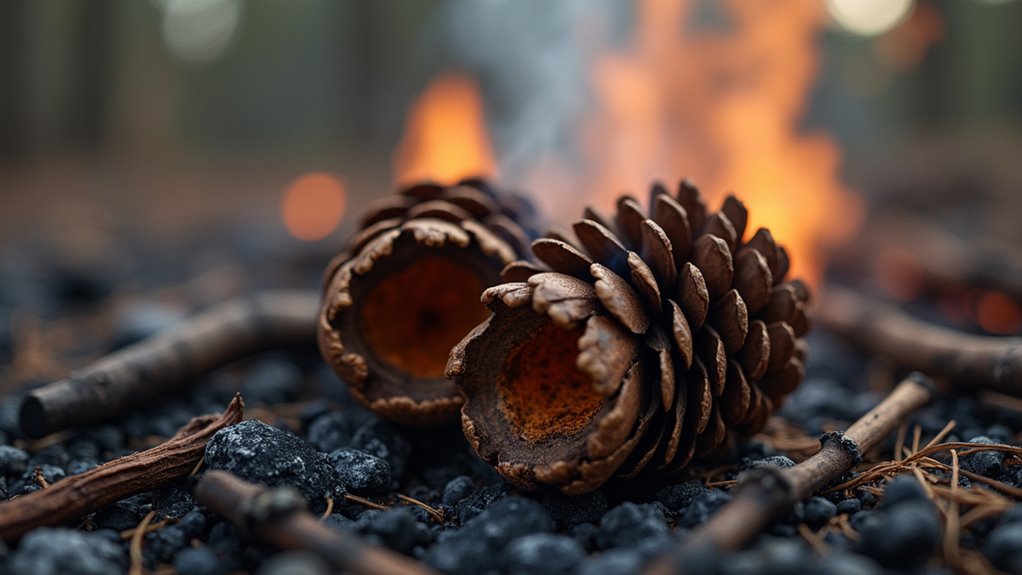 natural flammable long lasting tinder