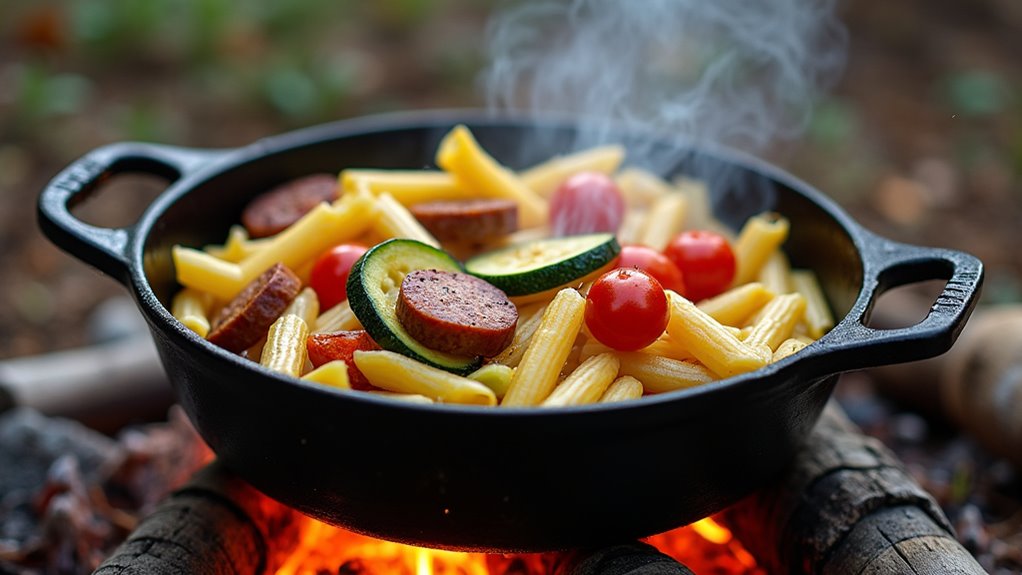 one pot vegetable sausage pasta