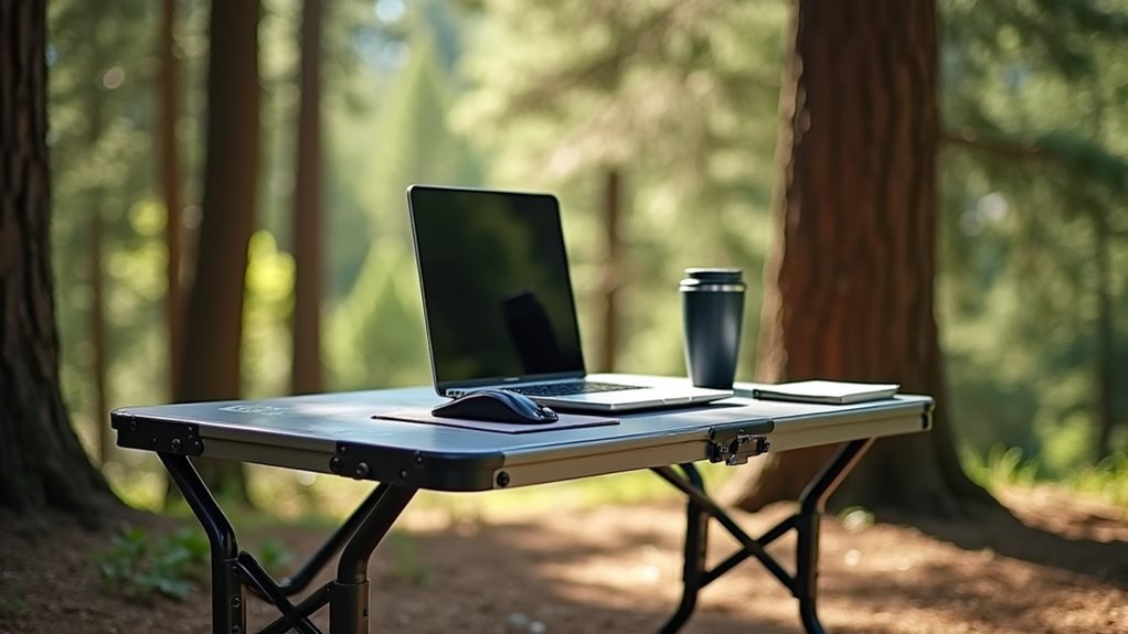 outdoor portable work desk