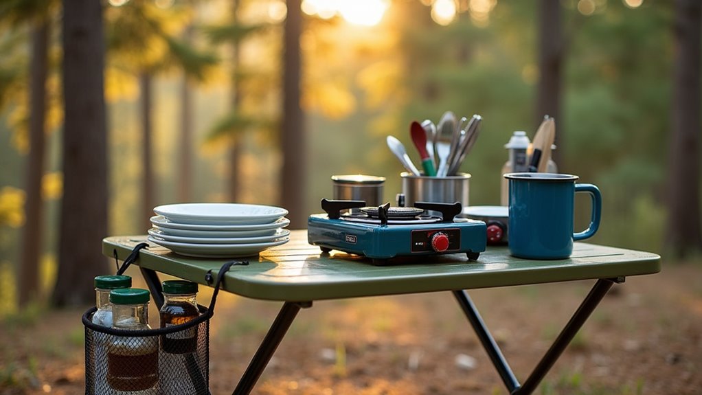 portable outdoor cooking station