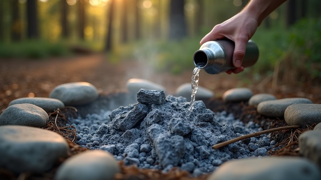 proper fire extinguishing practices